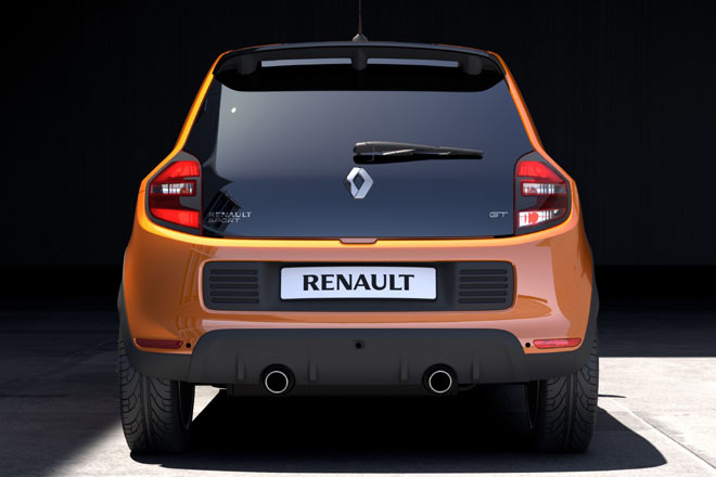 Am Heck kennzeichnen zwei nach innen versetzte, große Endrohre den Sonderstatus. Auch der Dachspoiler scheint vergrößert