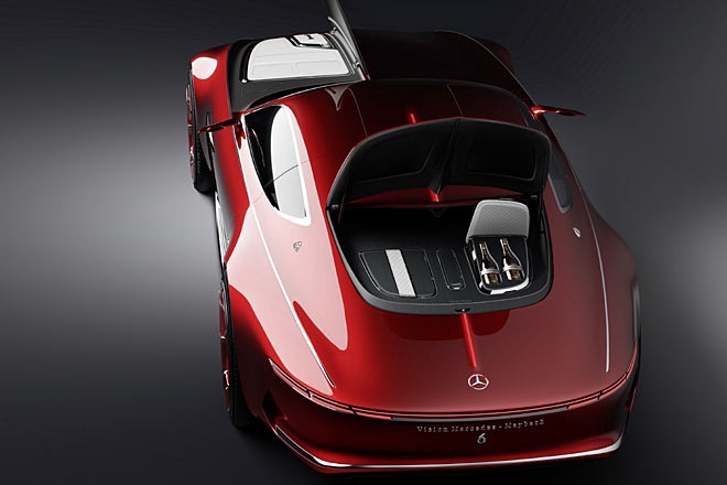 Auch hier ist noch einmal Platz für Gepäck