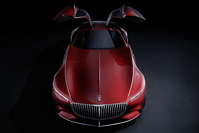 Flügeltüren dürfen an einem echten Mercedes-Tarumwagen nicht fehlen