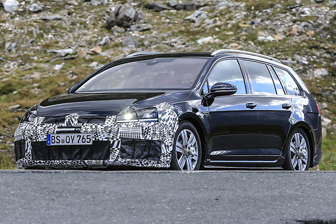 Im Gebirge testet VW derzeit einen Golf VII R Variant &ndash; zumindest scheint es so und alle Medien berichten es. Autokiste sagt: Das ist kein R, das ist ein GTE