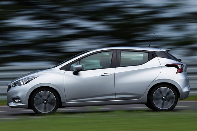 Markante Seitenlinie und der &raquo;versteckte&laquo; hintere Türgriff sind wichtige Designmerkmale