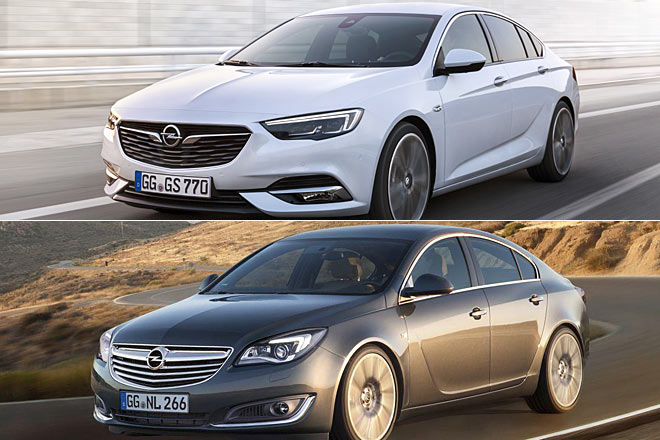 Insignia B und Insignia A unterscheiden sich optisch deutlich