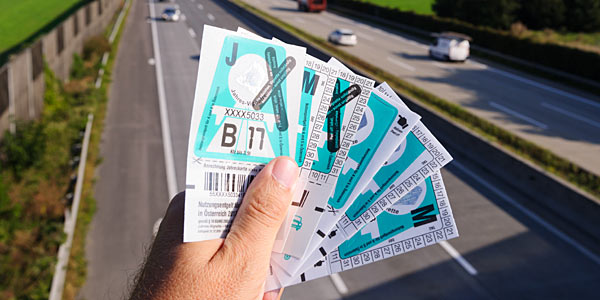 Österreich-Vignette: Kleben und Kratzen ade