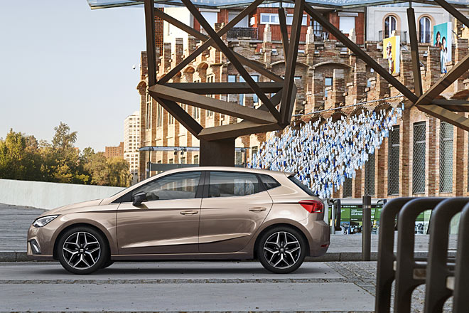 Und noch einmal der neue Ibiza, der im Juni 2017 zu den H�ndlern rollen soll. Zun�chst reicht die Motorenpalette bis 150 PS