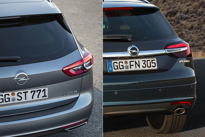 Viel sch�ner: Die zweite Generation bekommt wieder geteilte Leuchten. Statt der �bertriebenen Chromleiste gibt es einen feinen Knick. Selbst die R�ckstrahler sind sch�ner