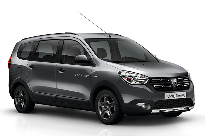 Gleiches gilt für den Van Lodgy nebst Ableger Lodgy Stepway (Bild), hier gibt es allerdings nicht das LED-Tagfahrlicht