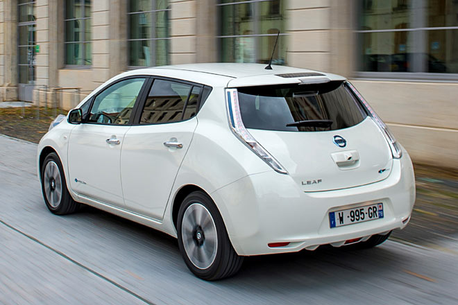 Der aktuelle Nissan Leaf ist, auch wenn er hier gut getroffen ist, keine Schönheit