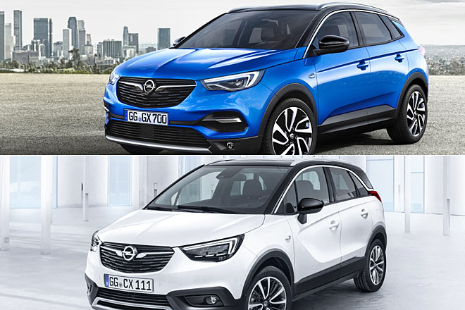 Optisch ist der Grandland dem Crossland deutlich überlegen, schon weil er eine gerade Fensterkante und kein Zusatzfenster vorne aufweist. Auch die seitliche Sicke ist schöner