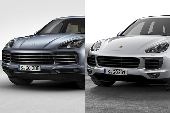 Kraftvoller, aber nicht gerade schöner präsentiert sich der neue Cayenne im Vergleich zum Vorgänger