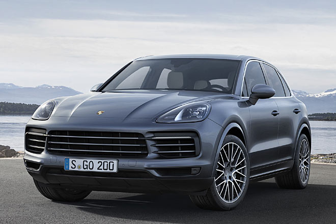 Der auf 440 PS erstarkte Cayenne S gibt sich von vorne nicht zu erkennen, &raquo;