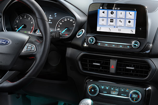 Das SYNC3-System, hier mit dem Acht-Zoll-Monitor, ist gut gelungen, das Kombiinstrument auch