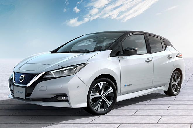 Gestatten, Nissan Leaf, zweite Generation, 2018. Das Elektroauto wird schöner, kräftiger und ausdauernder