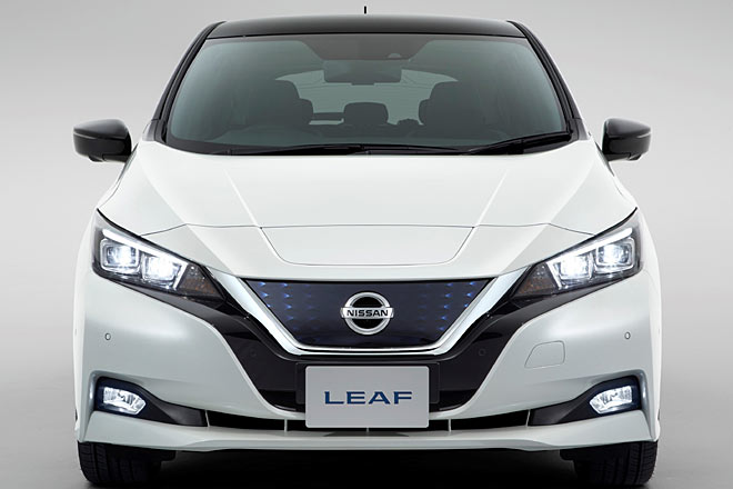 Die Knubbelnase ist Geschichte, der Leaf trägt künftig sogar einen angedeuteten Kühlergrill