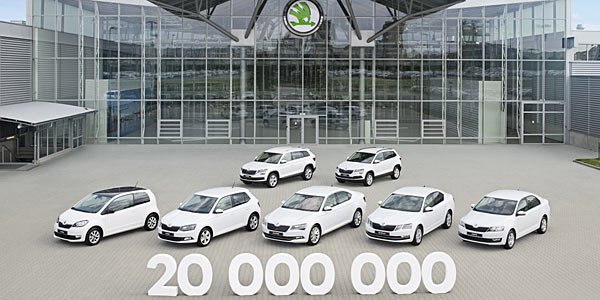 �koda mit gro�em Produktionsjubil�um