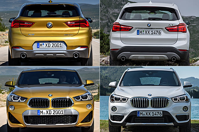 Noch einmal der Vergleich mit dem rund 2.300 Euro günstigeren X1: Die Unterschiede sind deutlich