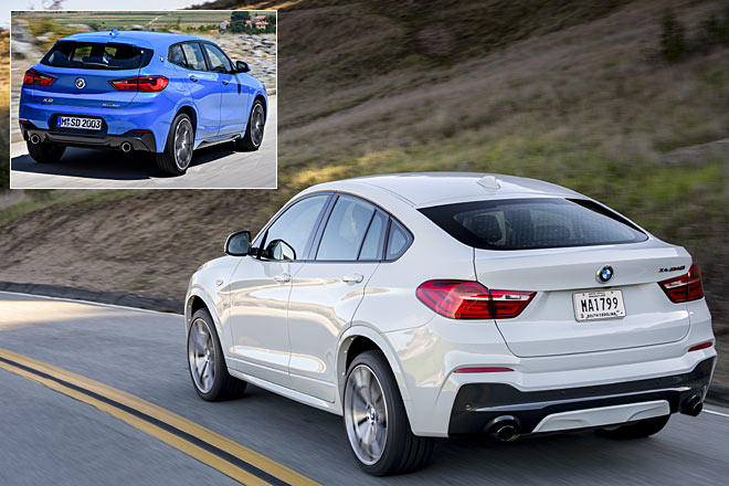 Der etwa 5.000 Euro teurere X4 ist größer und als Sechszylinder zu haben, aber nicht unbedingt schöner