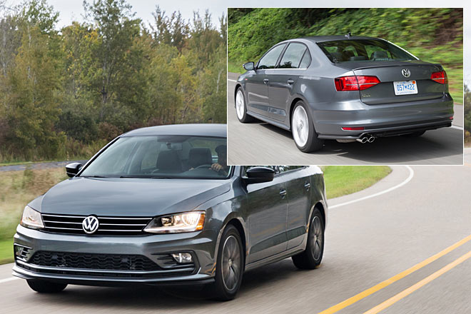 Äußerlich ist der auslaufende Jetta biederer, aber auch zeitloser. Vor allem die Heckpartie gefällt uns besser