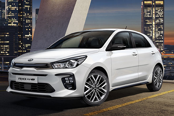 Im Frühjahr erweitert Kia das Angebot beim Rio um die sportlich angehauchte &raquo;GT Line&laquo;. Kennzeichen sind eine modifizierte Frontschürze mit LED-Tagfahrlicht, 17-Zoll-Räder, &raquo;