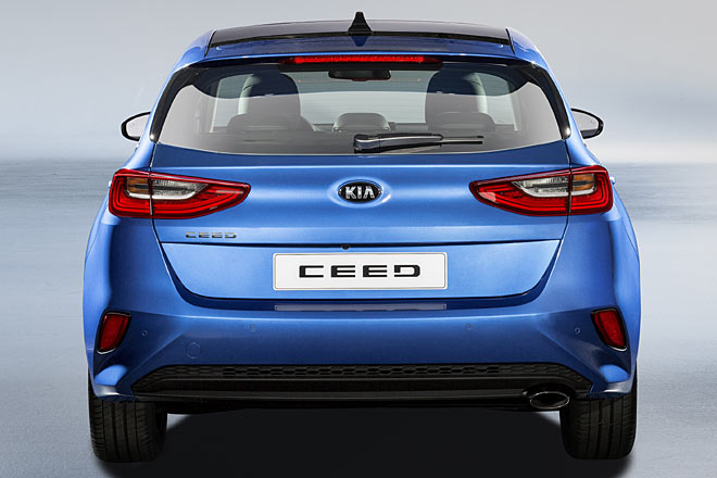 Auch das Heck ist überraschungsfrei gezeichnet