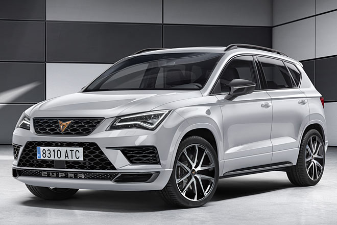 Gestatten, Cupra Ateca. Die sportlichen Topmodelle von Seat treten nun unter eigener Submarke und mit kupferfarbenem Logo auf