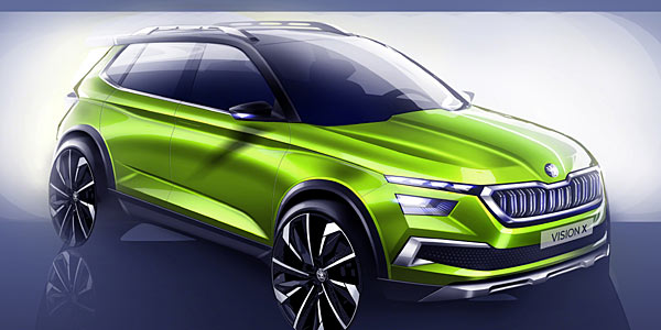 Škoda: Studie zeigt drittes SUV