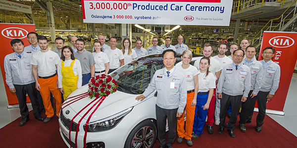 Kia feiert dreimillionsten Europäer