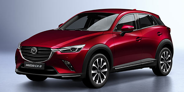 Mazda überarbeitet den CX-3 nochmals