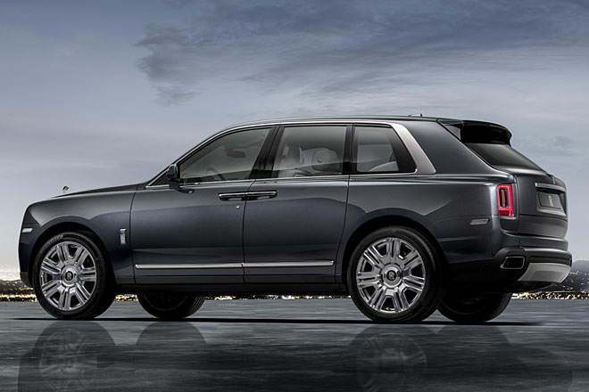 An den Anblick eines Rolls im SUV-Gewand wird man sich noch gewöhnen müssen