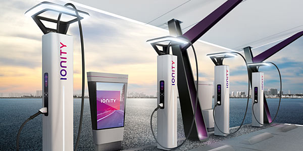 IONITY zeigt das Ladesäulen-Design