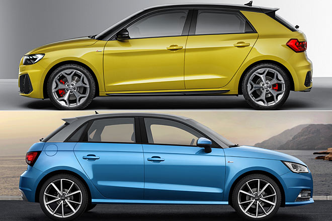 Dies gilt auch für die Seitenansicht