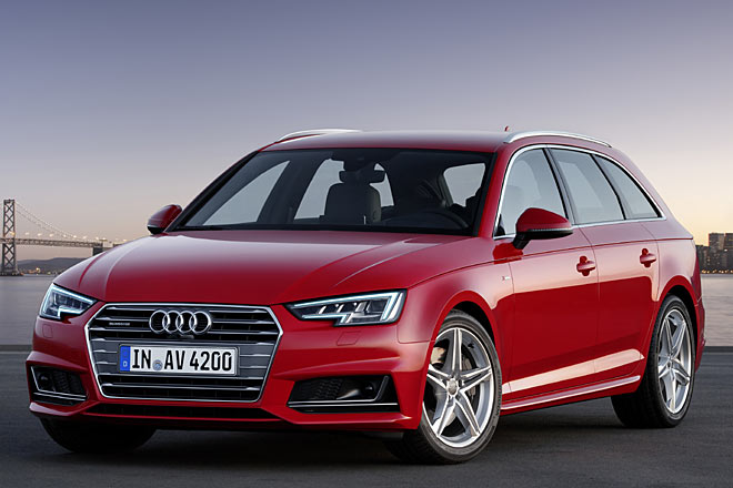 Zum Vergleich das bisherige Modell mit S line. Fahrzeuge ohne S line kennt das Audi-Bildarchiv praktisch nicht