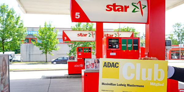 ADAC: Tank-Rabatt für Mitglieder auch bei Star