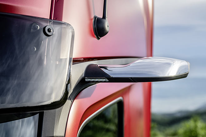 Die Kameraarme sind mit einem Positionslicht ausgestattet