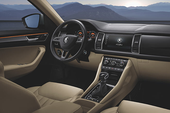 ... während der Škoda Kodiaq etwas mehr Individualität und Eleganz bietet