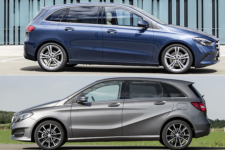 Neue und alte B-Klasse im Vergleich: Der Fortschritt könnte nicht deutlicher ausfallen