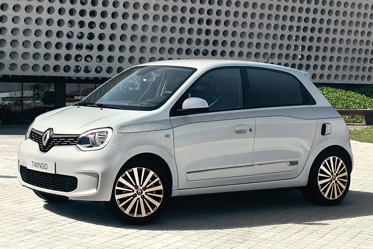 So sieht der Twingo in weißem Lack aus