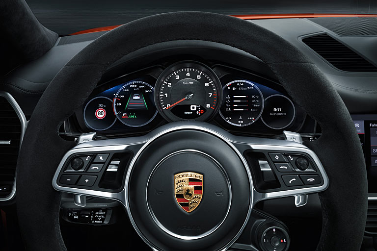 Überwiegend digitale Instrumente im bekannten Layout