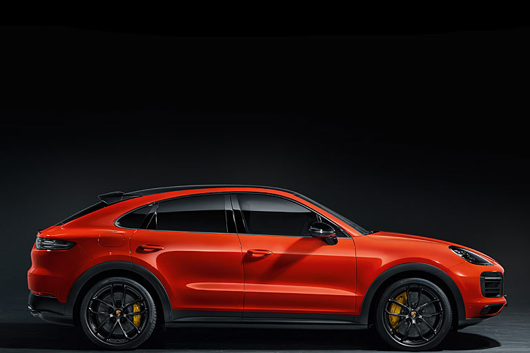 Auf eine polarisierende Optik wie sie etwa der BMW X6 trägt, hat Porsche verzichtet