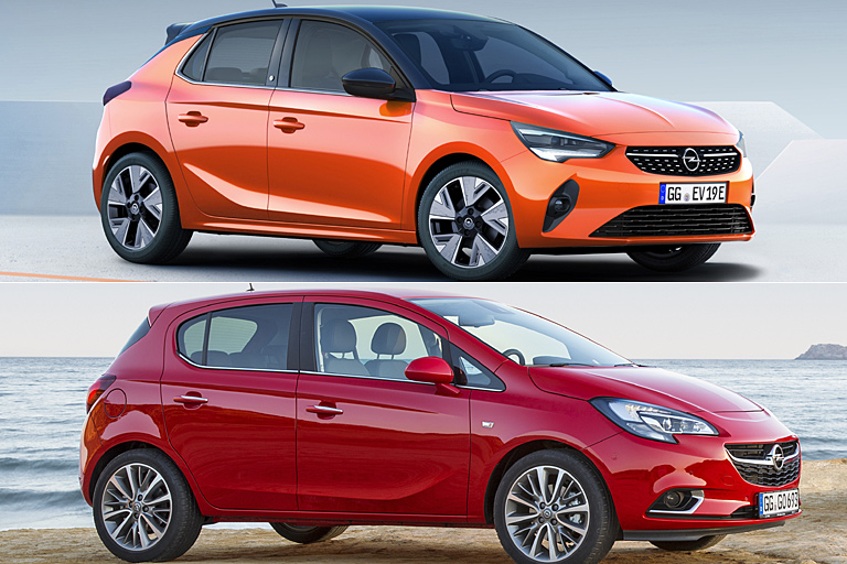 Ob Grill, Fensterline, Dreiecksfenster, Sicken, Scheinwerfer oder Überhänge: Der neue Corsa ist dem Vorgänger optisch um Welten voraus. Als erster Opel trägt er endlich auch Spiegelblinker