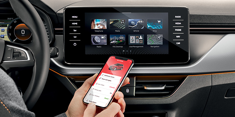 Škoda optimiert Connect-App