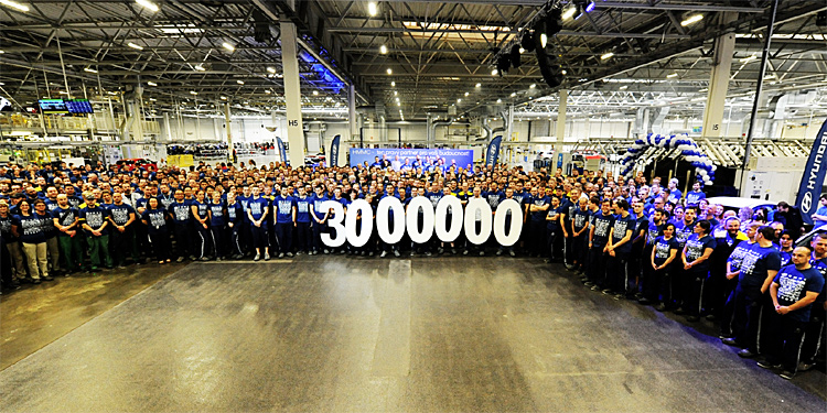 Hyundai feiert Produktionsjubiläum in Tschechien