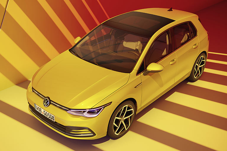 Im Design gibt es keine großen Sprünge, aber einige Rückschritte. Wichtigste Merkmale des &raquo;Achter&laquo; sind die neuen Scheinwerfer mit der langgezogenen Augenbraue und &raquo;