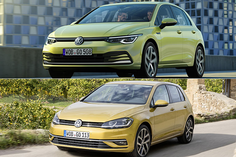 Golf VIII und Golf VII im Vergleich: Das bisherige Design liegt uns näher