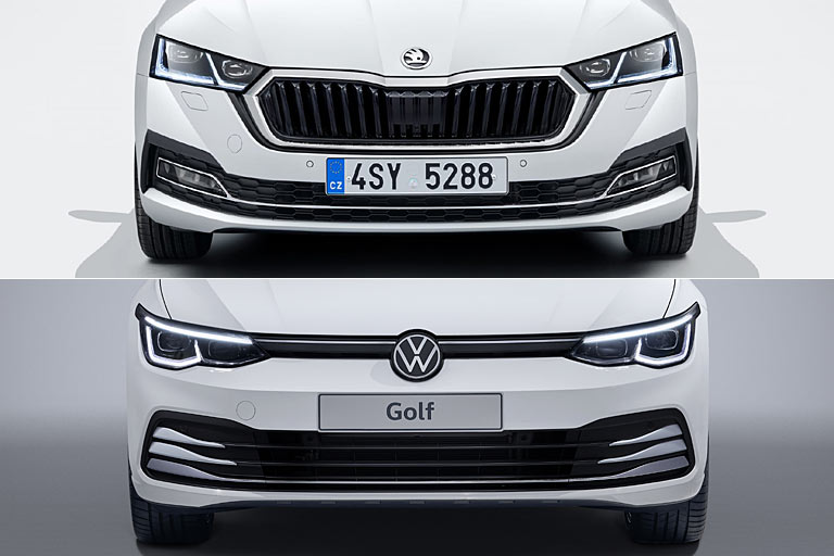 Wer ist der Schönste im ganzen Konzern? Wir halten den neuen Octavia für gelungener als den neuen Golf