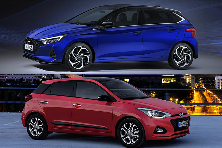 Die neue Front ist der alten überlegen, in der Seitenansicht scheint es uns andersherum zu sein