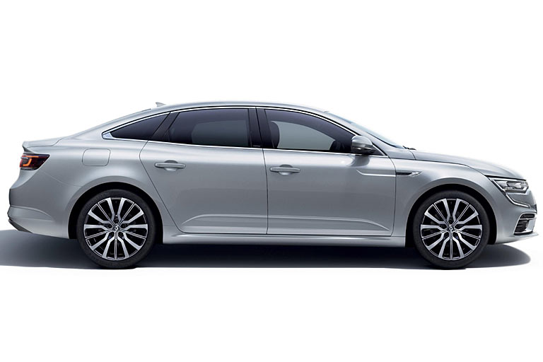 Die Seitenansicht bleibt von neuen Lackfarben und Räderdesigns abgesehen unverändert. Der Talisman vermag kein Haben-wollen-Gefühl auszulösen, obwohl er eigentlich gar nicht so schlecht gezeichnet ist