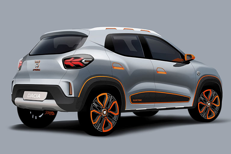 Wer sich den orangefarbenen Kokolores weg- und Scheibenwischer etc. hinzudenkt, hat das spätere Serienmodell schon recht genau vor Augen