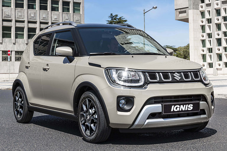 Suzuki spendiert dem Ignis ein Facelift. Kennzeichen sind der leicht modifizierte Kühlergrill und die neue Schürze mit schönerer Nebellampen-Integration und SUV-Optik