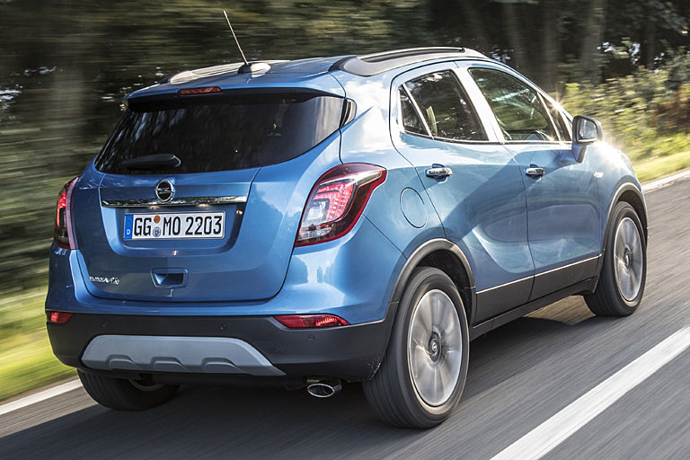 Zum Vergleich der bisherige Mokka: Primitiver, schmaler wirkend, verspielter und rundlicher