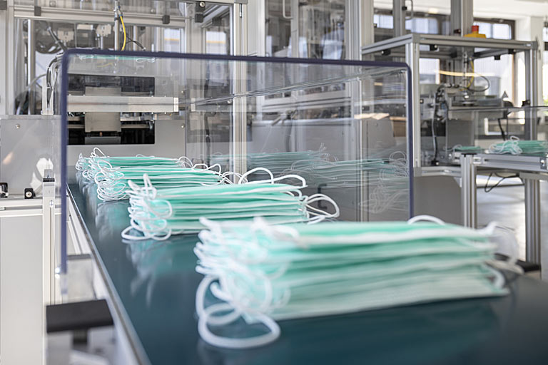 Die Anlage kann mehr als 100.000 Stück auswerfen &ndash; und das jeden Tag